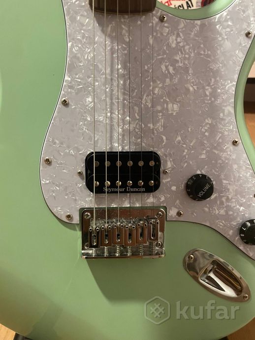 squier affinity strat surf green seymour duncan — фото 4