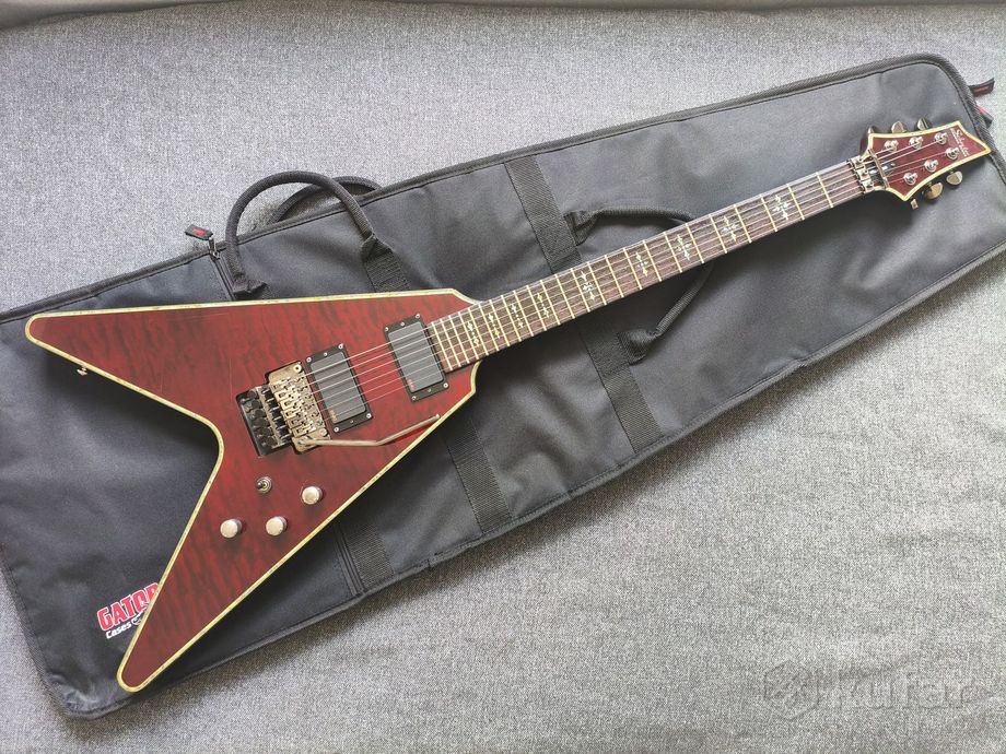 Schecter V-1 FR Hellraiser электрогитара — фото 1