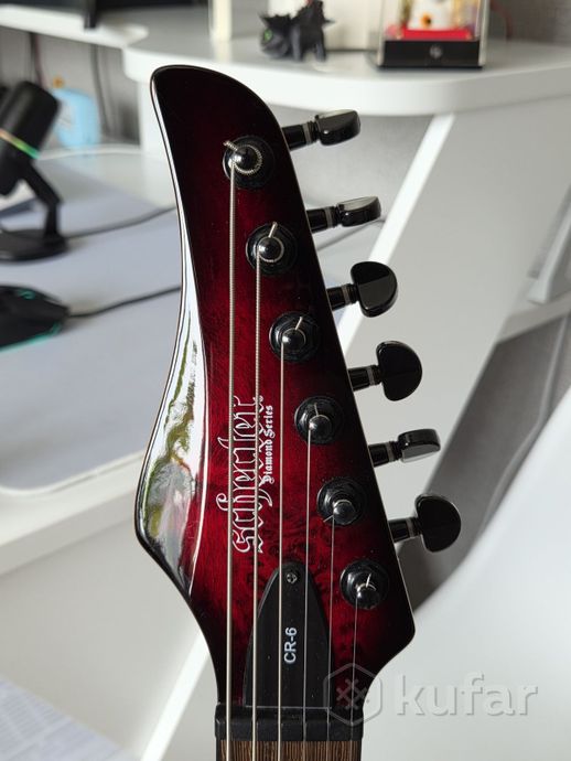 Электрогитара Schecter CR-6 Black Cherry Burst — фото 3