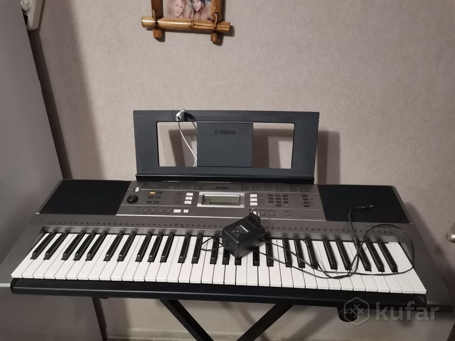 Синтезатор Yаmaha PSR-E353+ оригинальная стойка — фото 5