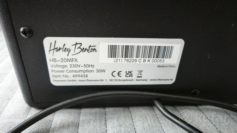 Комбоусилитель гитарный Harley Benton HB 20 MFX — фото 5