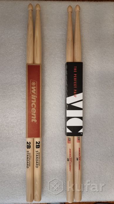 Палочки Vic Firth 2B (оригинал) — фото 1