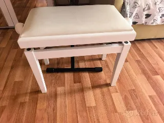 Банкетка для фортепиано KB018 White PE