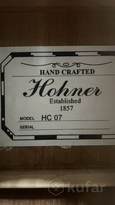 Классическая гитара Hohner HC 07 — фото 2