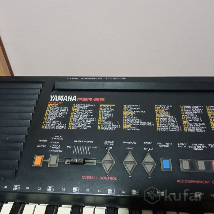 Синтезатор YAMAHA PSR-83 — фото 2