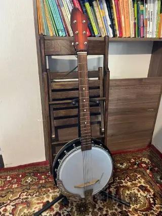 Шестриструнное банджо Musima 1970х годов