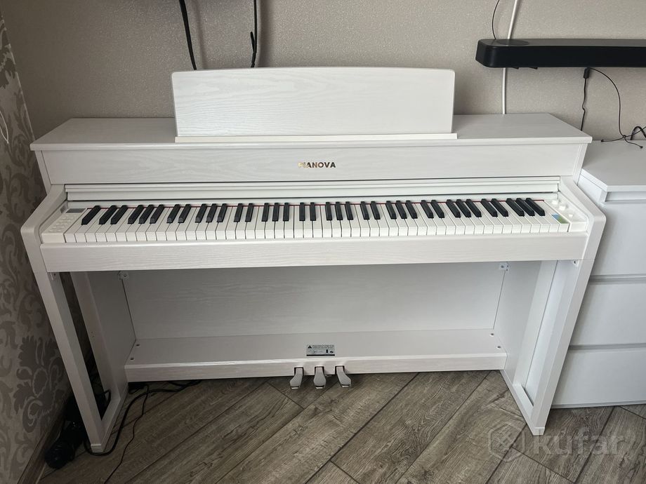 Пианино PIANOVO MA-900 WH + банкетка+наушники — фото 2