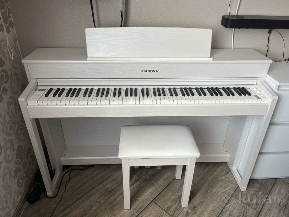 Пианино PIANOVO MA-900 WH + банкетка+наушники — фото 3