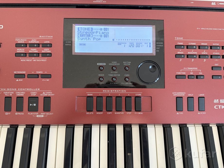 Синтезатор CASIO CTK-6250 с подставкой и чехлом — фото 3