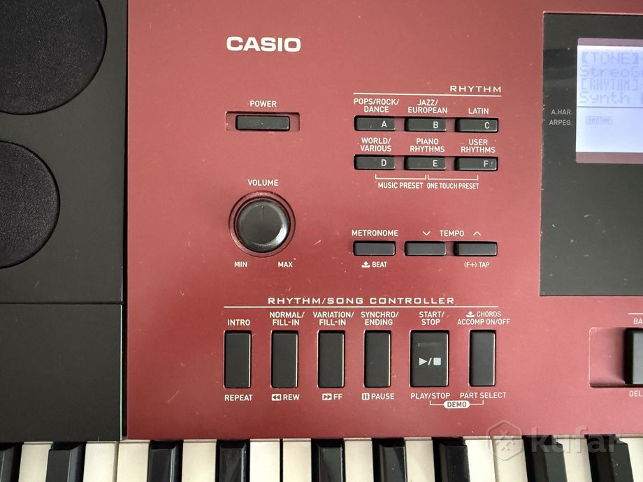 Синтезатор CASIO CTK-6250 с подставкой и чехлом — фото 4
