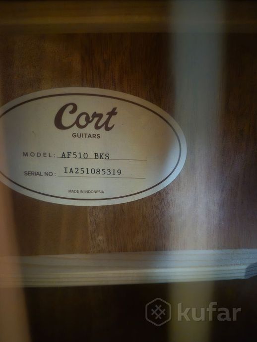 Акустическая гитара Cort AF510 BKS, Аксессуары — фото 3