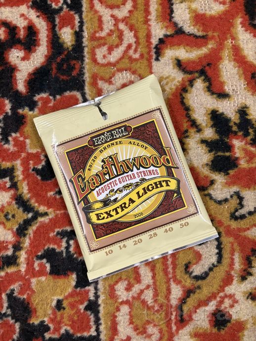 Струны ERNIE BALL Earthwood 80/20 extra light — фото 1