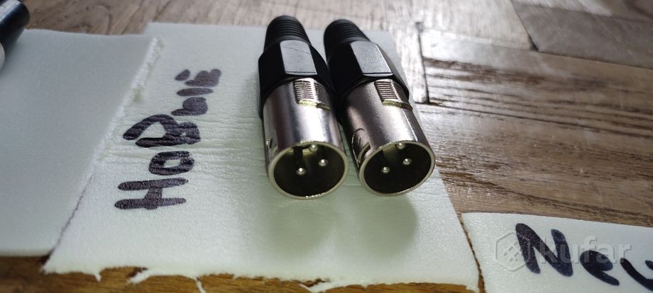 Xlr jack 6.3 разъемы новые и бу — фото 3
