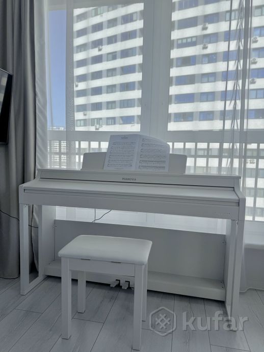Пианино PIANOVA MA-810 WH + Банкетка + Наушники — фото 4