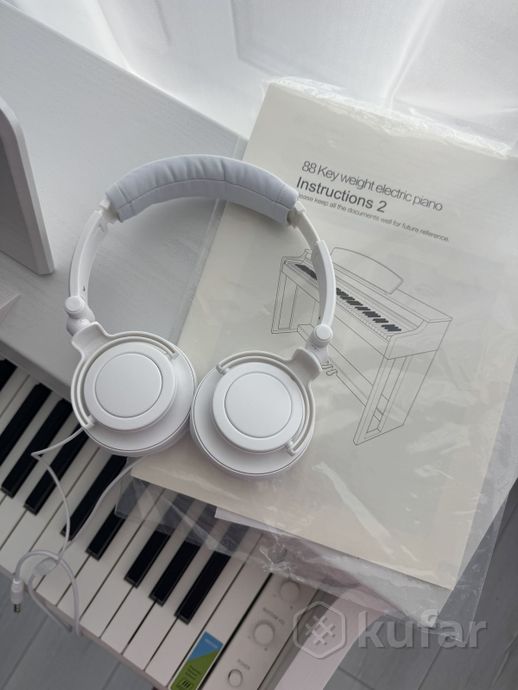 Пианино PIANOVA MA-810 WH + Банкетка + Наушники — фото 6