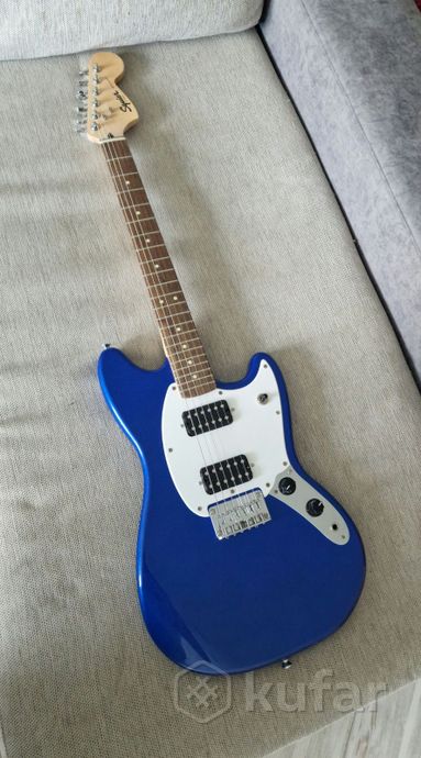 Fender Squier Bullet Mustang HH LRL imperial blue — фото 2