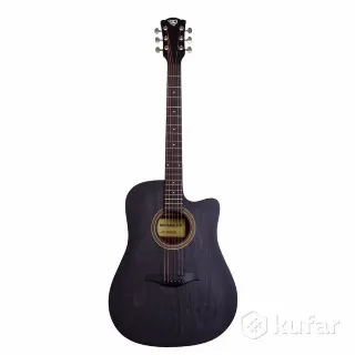 Гитара акустическая Rockdale Aurora D1 C BK +ЧЕХОЛ