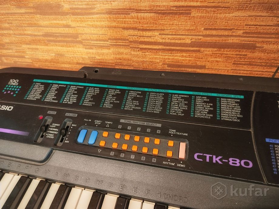 Синтезатор CASIO СТК-80 — фото 4