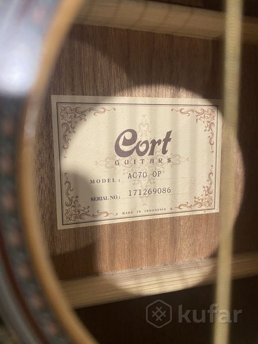 Гитара классическая 3/4 Cort AC70 + чехол — фото 4