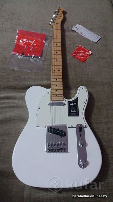 Fender Player Telecaster Maple Fingerboard Polar W — фото 1