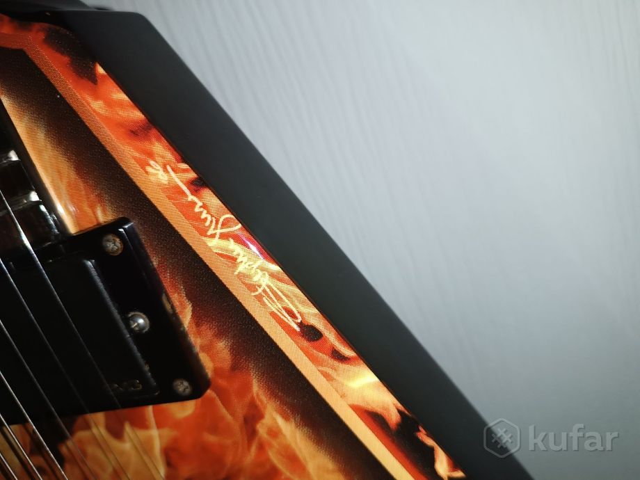 электрогитара dean razorback V 255 explosion — фото 3