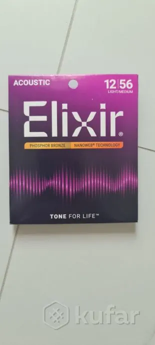 комплект струн Elixir Nanoweb Phosphor Bronze