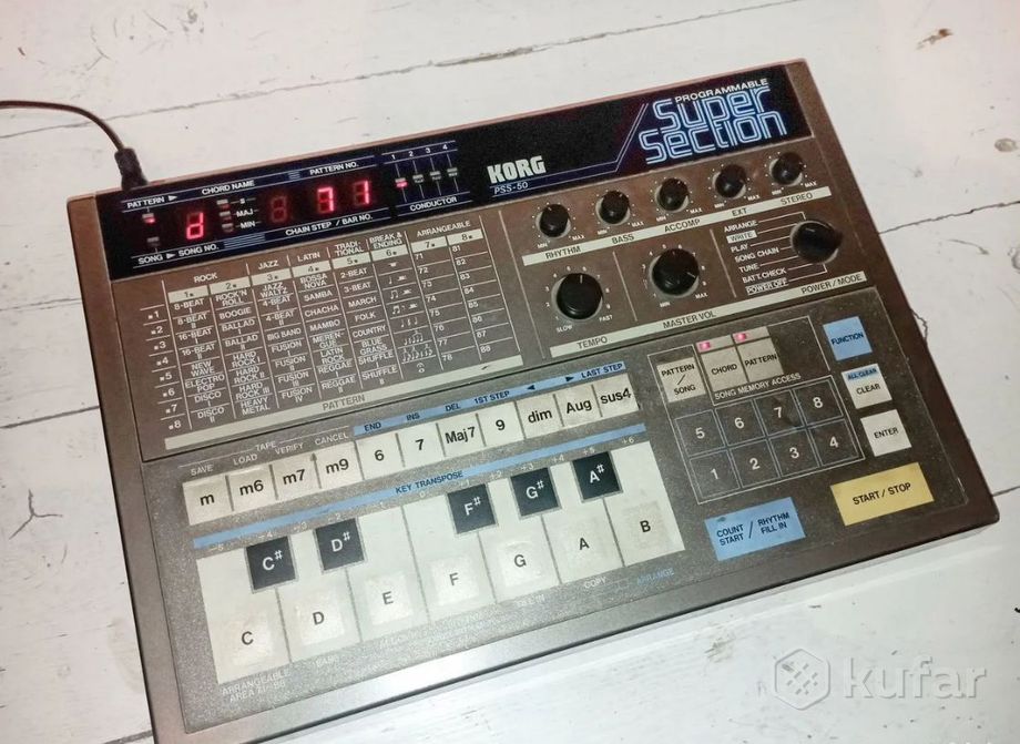 Korg PSS-50 (грувбокс / драм-машина / синтезатор) — фото 2