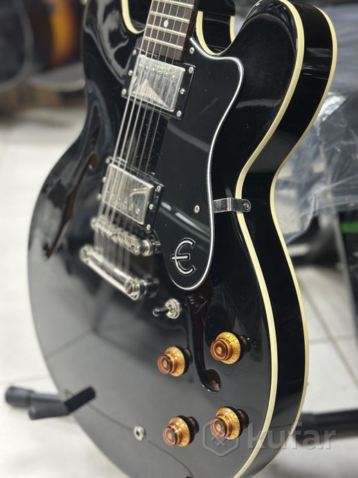 Электрогитара Epiphone ES-335 Dot джаз-банка — фото 5