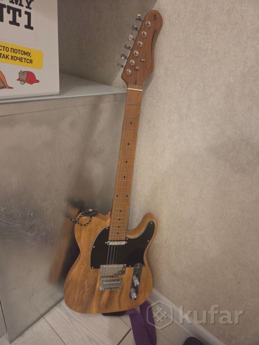 Электрогитара Stagg SET-PLUS NAT TELE VINT NAT — фото 1