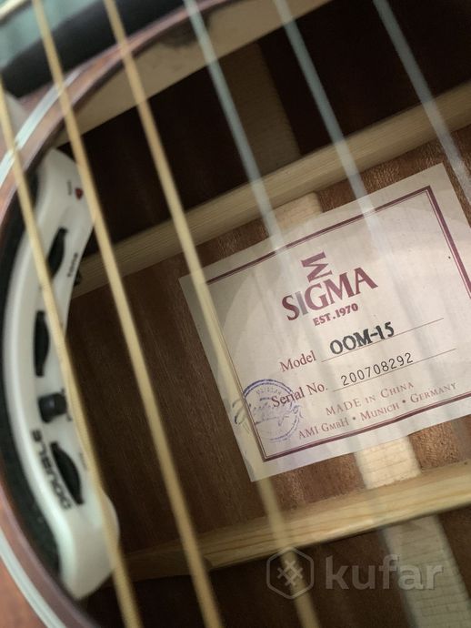 Акустическая гитара Sigma 00M-15 + Double — фото 8