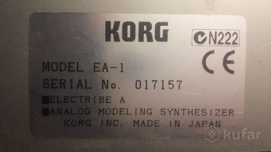 Грувбокс/синт Korg EA-1 Electribe (VA, Japan, 1999 — фото 9