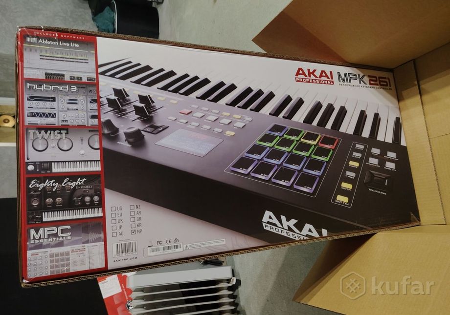 Akai MPK261 MPK 261 USB MIDI клавиатура (новая) — фото 2