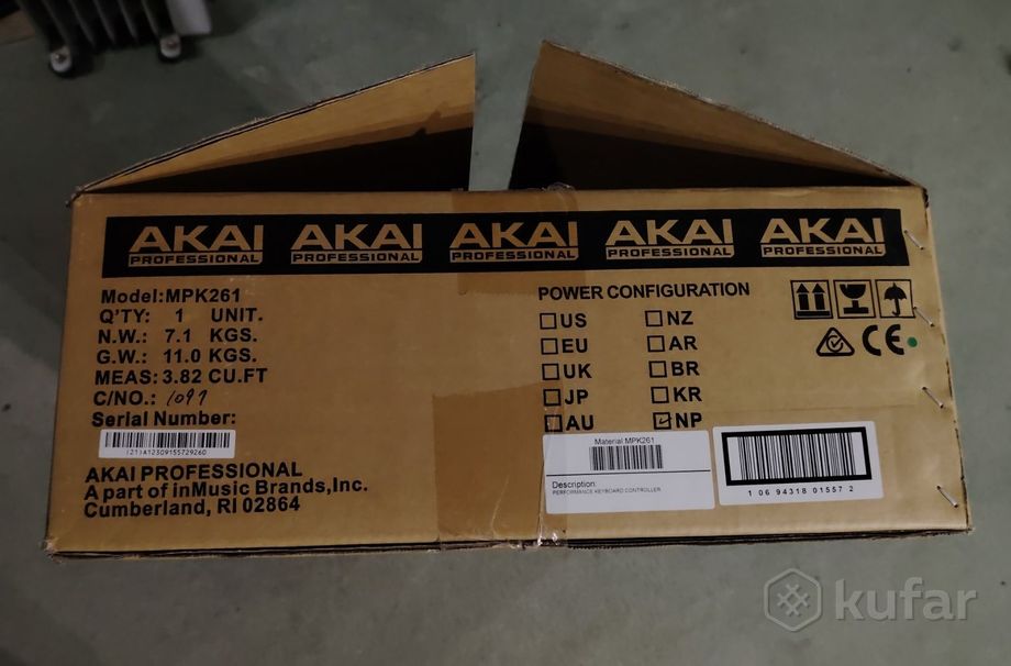 Akai MPK261 MPK 261 USB MIDI клавиатура (новая) — фото 3