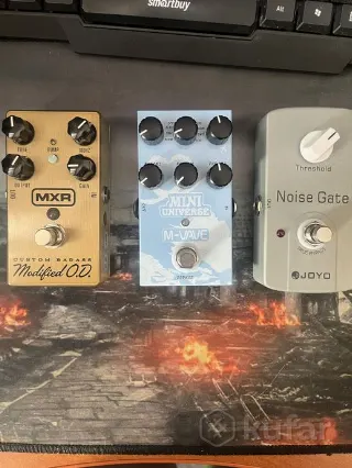Педали Эффектов Overdrive, Chorus, Reverb, Noise
