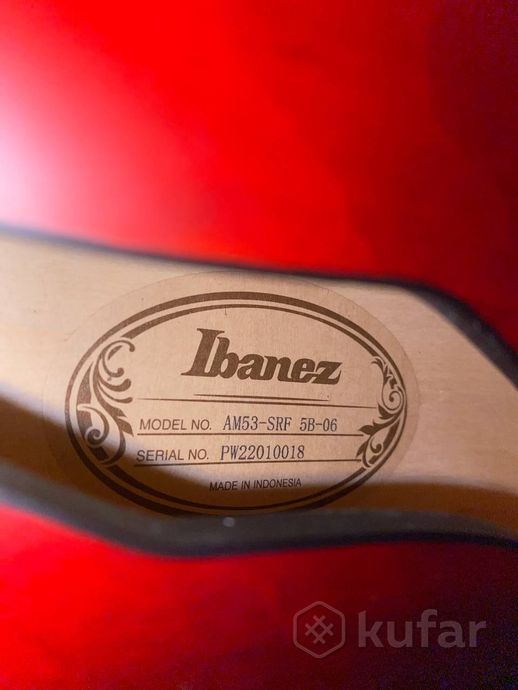 Электрогитара ibanez AM53-SRF — фото 4