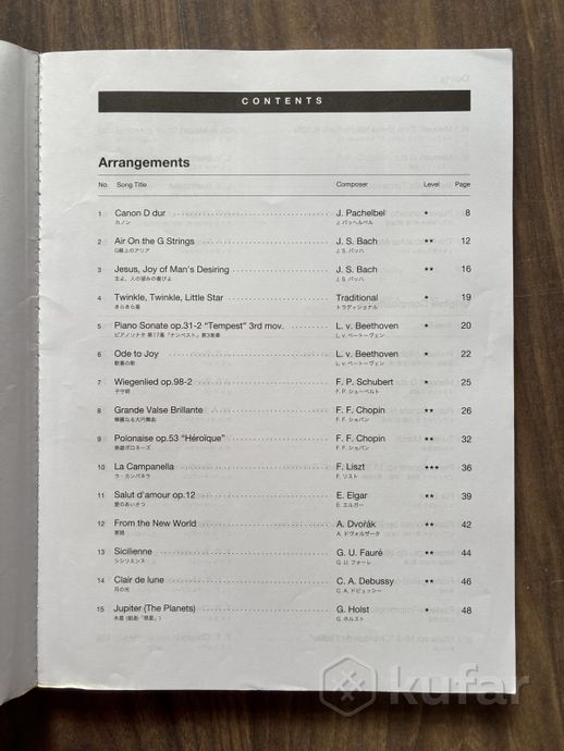 Книга нот «50 classical music masterpieces yamaha» — фото 2