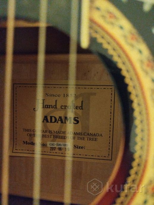Гитара Adams CAG-500/OBS — фото 2
