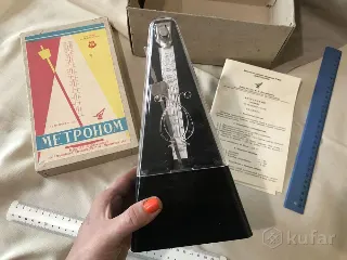 Метроном новый в родной коробке инструкция СССР Ре