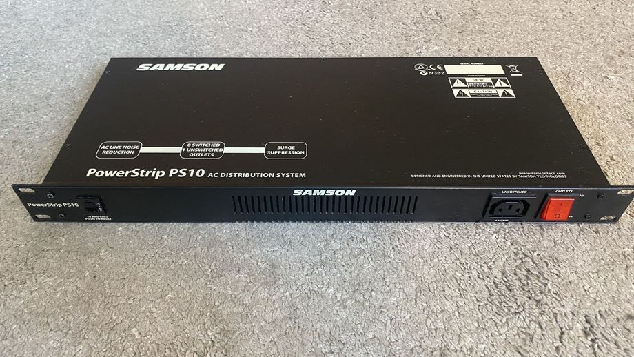 Samson PowerStrip PS10 - рэковый сетевой фильтр — фото 2