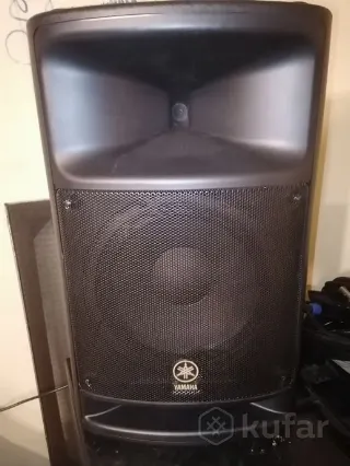 Активные колонки YAMAHA MSR 400, пульт MACKIE CFX1