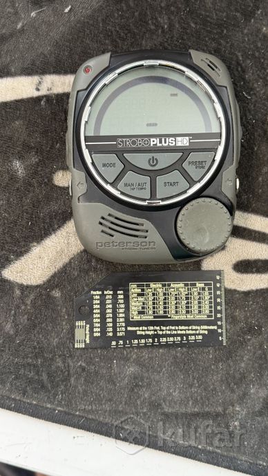Тюнер Peterson strobo plus и линейка для отстройки — фото 1