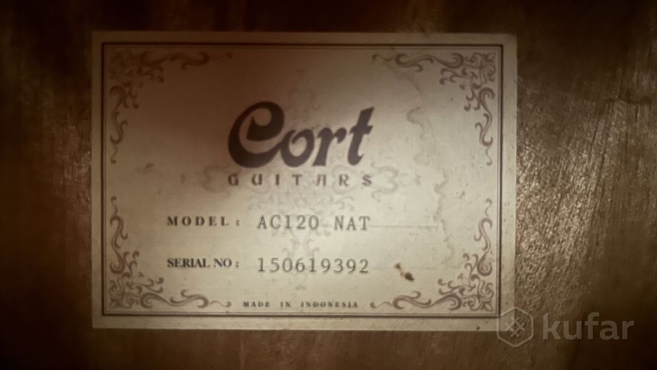 Гитара cort ac120 nat — фото 3