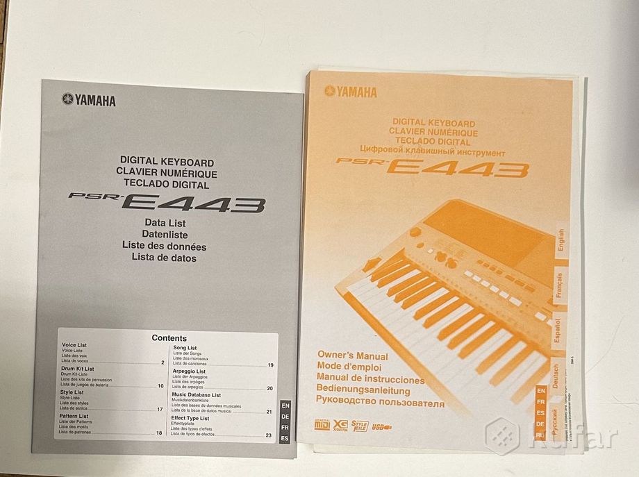 Синтезатор Yamaha PSR-E443 — фото 6