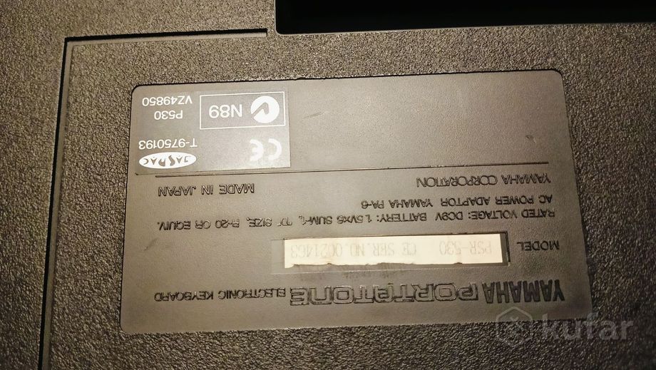Синтезатор YAMAHA-psr 530 — фото 5