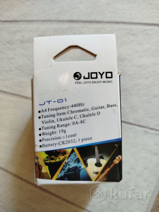 Тюнер гитарный Joyo JT-01 — фото 3