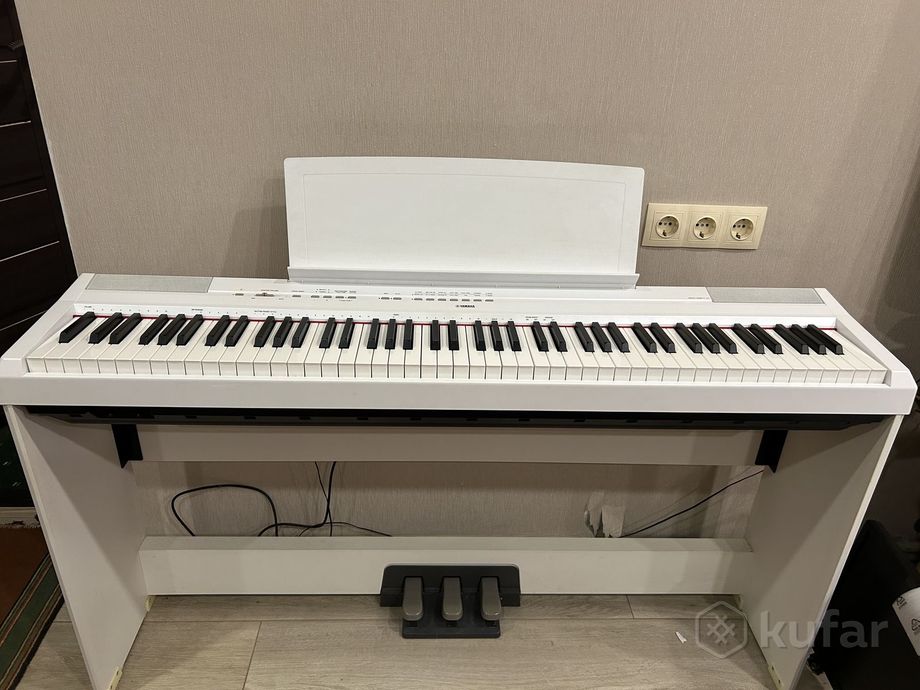 Цифровое пианино Yamaha p-115 со стойкой и педалям — фото 1