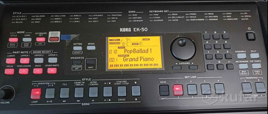 Синтезатор Korg EK-50 (Состояние нового) — фото 5
