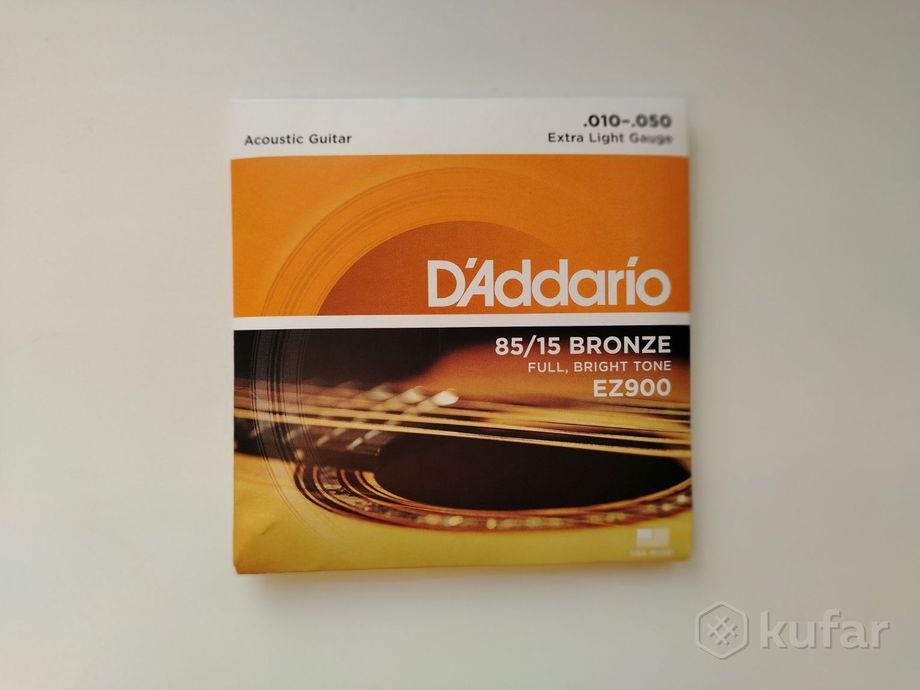 Новые струны для акустической гитары D'Addario — фото 1