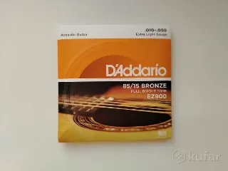 Новые струны для акустической гитары D'Addario
