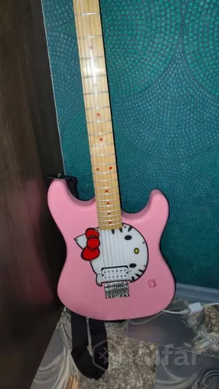 Электрогитара hello kitty